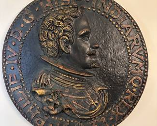 Spanish medallion wall coin plaques