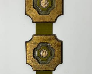 MCM gold gilt framed Italian Florentine wall decor