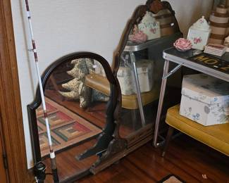 Mirrors, Fishing Pole with Reel