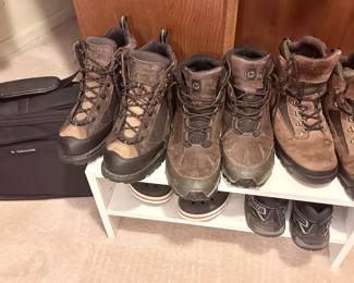 Men's boots and shoes.