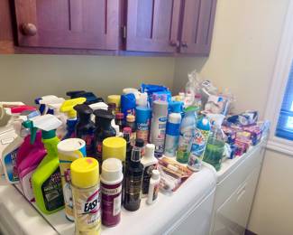 cleaning products.