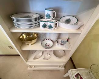 Spode Christmas china.