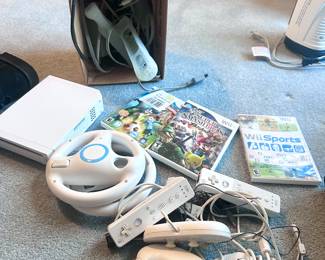 Wii system with games.