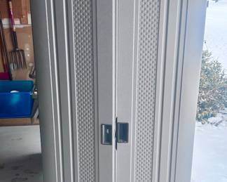 Suncast locker cabinet.
