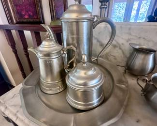 a sample of the pewter collection.