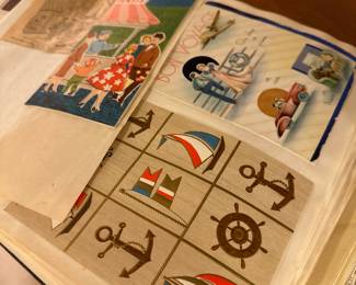 vintage scrap books.