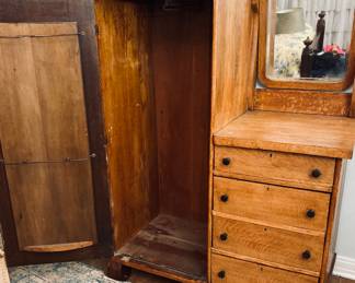 Antique Gentlemen's chest/Armoire. 