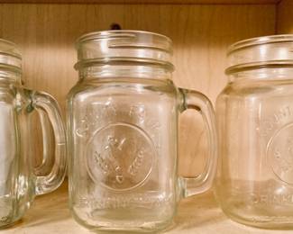 Libbey Glass County Fair Drinking Jar Set.