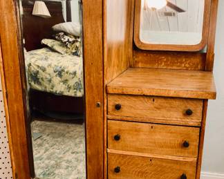 Antique Gentlemen's chest/Armoire. 