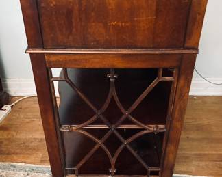 Vintage Night Table with Sliding Tray.