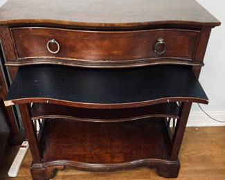 Vintage Night Table with Sliding Tray.