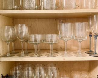 Glassware.