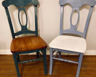 Vintage Napolean Style Dining Chairs.
