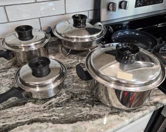 Chef's Ware by Townecraft cookware, stainless steel USA