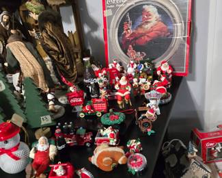 Coca-Cola Christmas collectables & more