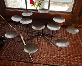 Iron Fireplace Candelabra $40