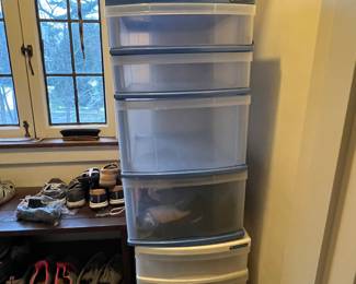 Plastic storage containers $5 each