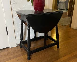 Drop-leaf side table $80