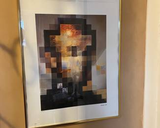 Framed Salvador Dali Lincoln in Dalivision $75