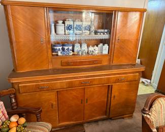 Mid Century Modern German China Cabinet