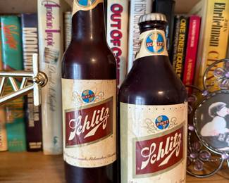 Schlitz Beer Coasters & Flashlight