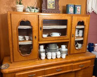 Mid Century German China Cabinet