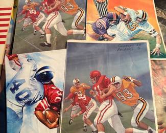 Vintage Football Programs