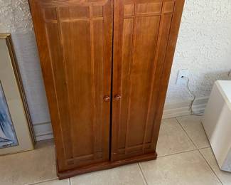 Media Cabinet With DVDs