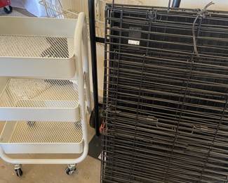 Household Helpers On Wheels And A Dog Crate