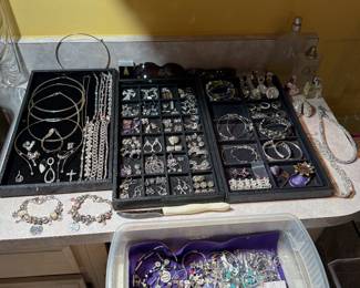 Costume Jewelry with some Sterling