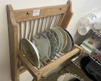 Dish holder and assorted plates