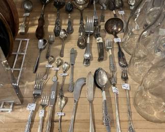 Variety of silver pieces