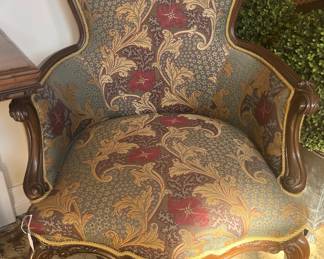 One of two side chairs