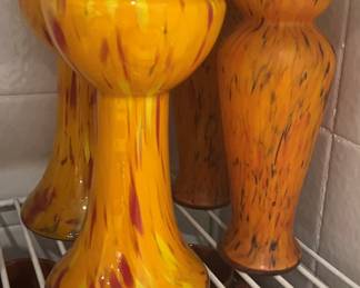 Czech Kralik splatter glass