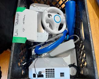 Wii with accessories