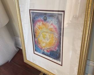 Framed "Peace" by Riky Rothenberg