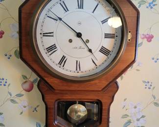 Seth Thomas wall clock.