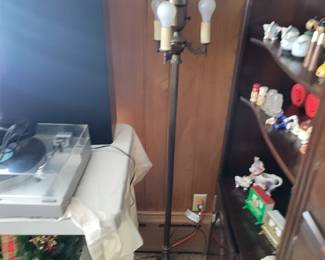 Antique floor lamp.