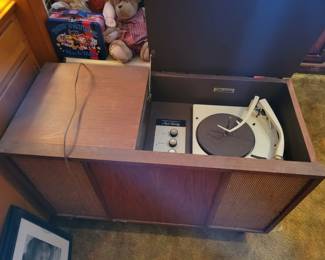 Tone-master stereophonic record cabinet. 