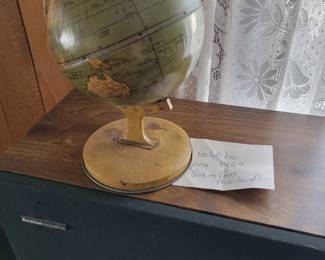 Vintage pre 1939 world globe from Siam.