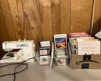 Bernina Embroidery Machine and accessories 