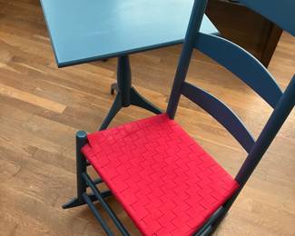 Shaker Tape Chair and Table