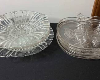 Beautiful Decorated Glass Plates