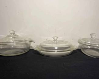 Fire King, PYREX, And Glasbake Glass Casserole Dishes