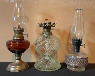 Gorgeous Vintage kerosene lamps