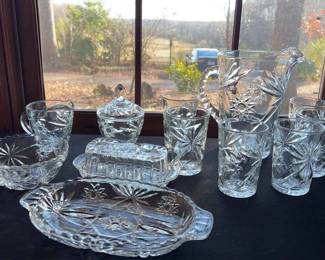 Elegant Vintage Star Glass Set