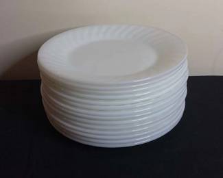 14 FireKing Ovenware Dining Plates