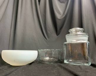 Milk Glass Candy Dish And More