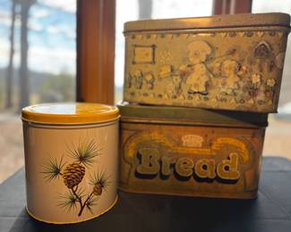 3 Vintage Tins