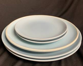 Baby Blue Plate Set